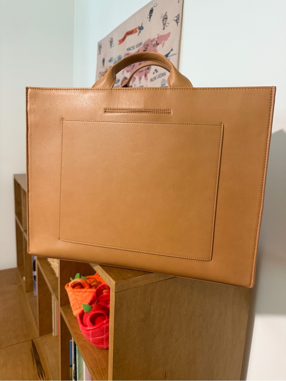 Dagne Dover Large Leather Daily Tote